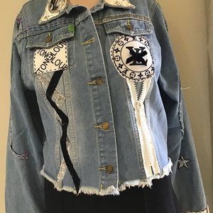 Denim Woman's Jacket Redesign Size: L
